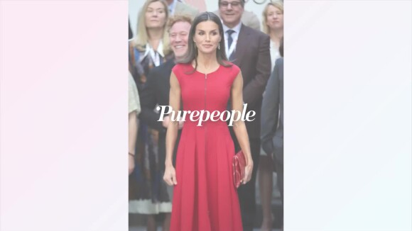 Letizia d'Espagne : Divine en robe rouge, son look détonne