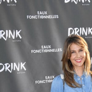 Exclusif - Ophélie Meunier - Soirée de lancement de la gamme de boissons "Drink Waters" au restaurant Créatures sur le rooftop des Galeries Lafayette à Paris © Clovis-Bellak/Bestimage 