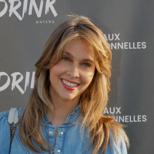 Exclusif - Ophélie Meunier - Soirée de lancement de la gamme de boissons "Drink Waters" au restaurant Créatures sur le rooftop des Galeries Lafayette à Paris le 9 mai 2022. © Clovis-Bellak/Bestimage 