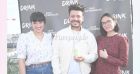 Kev Adams s'affiche en compagnie d'Agathe Auproux et Ophélie Meunier... une soirée spéciale !