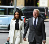 Boris Becker et sa compagne Lilian de Carvalho se rendent au tribunal "Southwark Crown Court" pour le derbnier du jour du procès pour fraude fiscale de Boris Becker. Il encourt jusqu'à 7 ans de prison ferme. Londres, le 29 avril 2022.