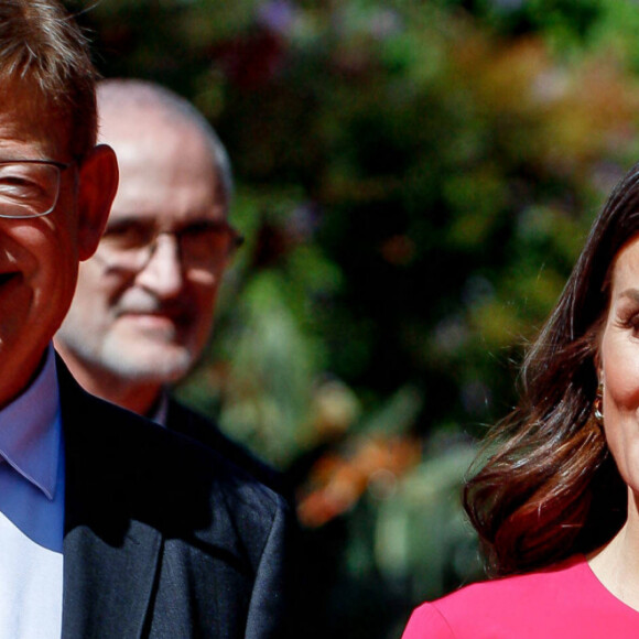 La reine Letizia d'Espagne préside la commémoration de la Journée mondiale de la Croix-Rouge et du Croissant-Rouge à l'Oceanográfic à Valence, Espagne, le 10 mai 2022. 