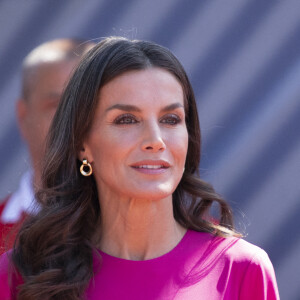 La reine Letizia d'Espagne préside la commémoration de la Journée mondiale de la Croix-Rouge et du Croissant-Rouge à l'Oceanográfic à Valence, Espagne, le 10 mai 2022. 