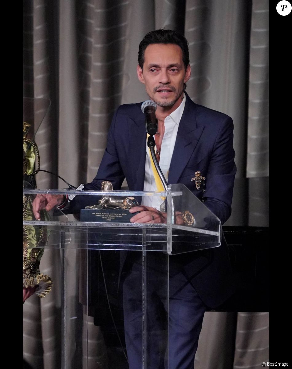 Marc Anthony honoré lors de la 7ème "Annual Order Of The Golden Sphinx Gala" à New York. Le 15 avril 2019