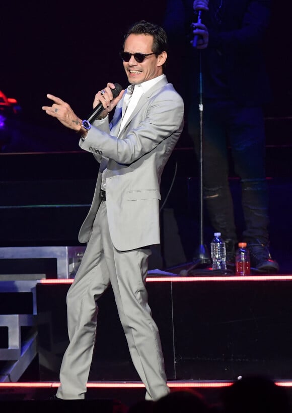 Marc Anthony en concert à Miami le 17 novembre 2018.