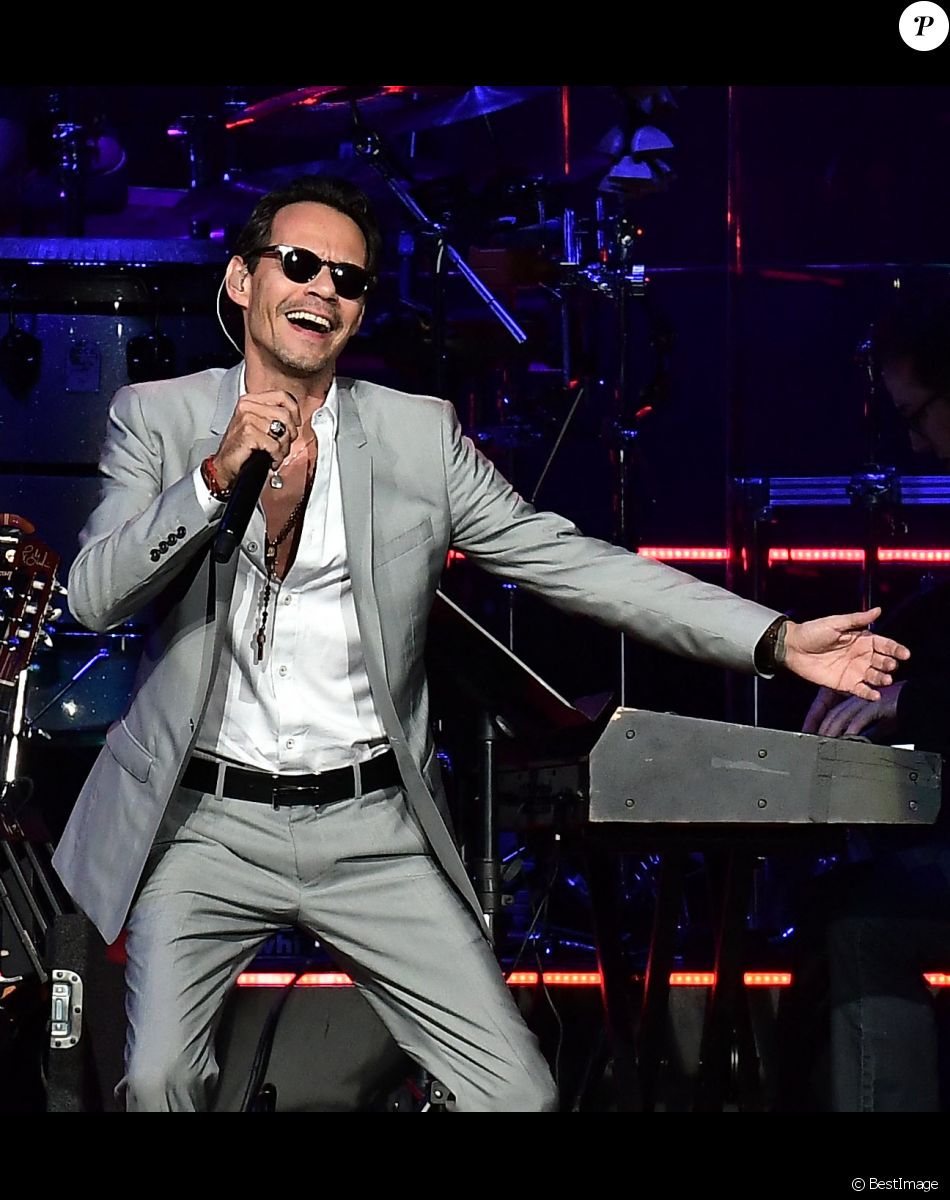 Marc Anthony en concert à Miami le 17 novembre 2018.