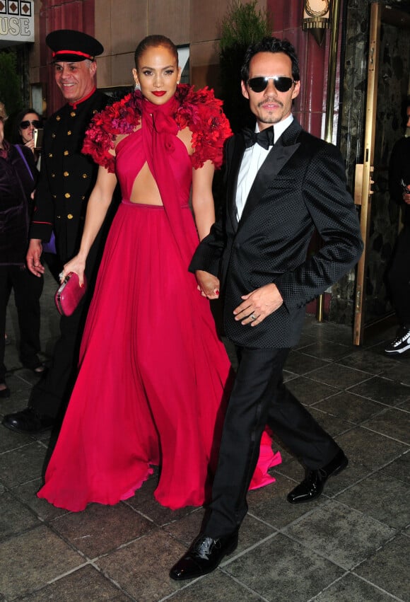 Jennifer Lopez et Marc Anthony au Gala du Met à New Yprk le 2 mai 2011. 