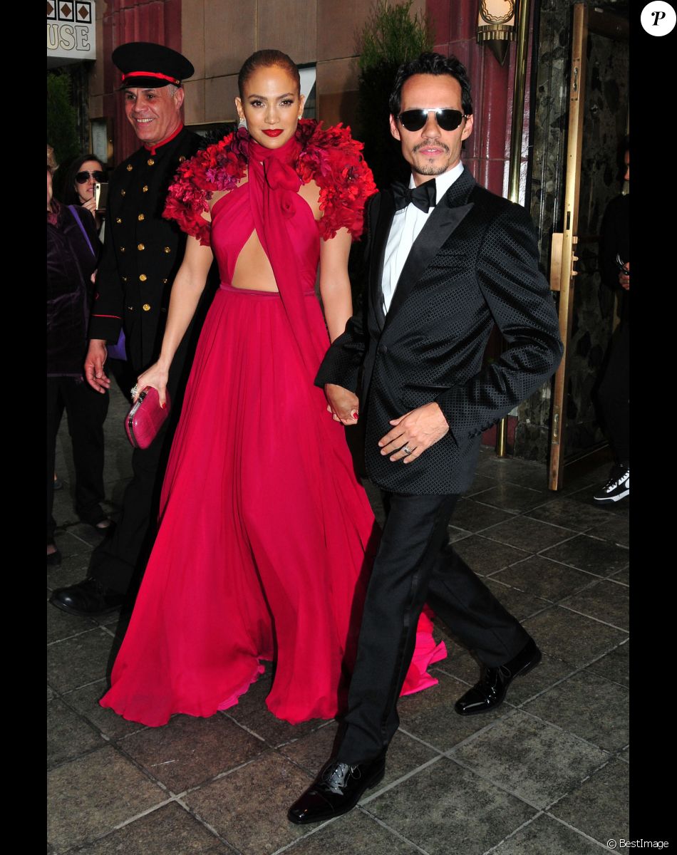 Jennifer Lopez et Marc Anthony au Gala du Met à New Yprk le 2 mai 2011.