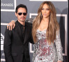Marc Anthony et Jennifer Lopez lors de la 53e cérémonie des Grammy Awards, à Los Angeles.