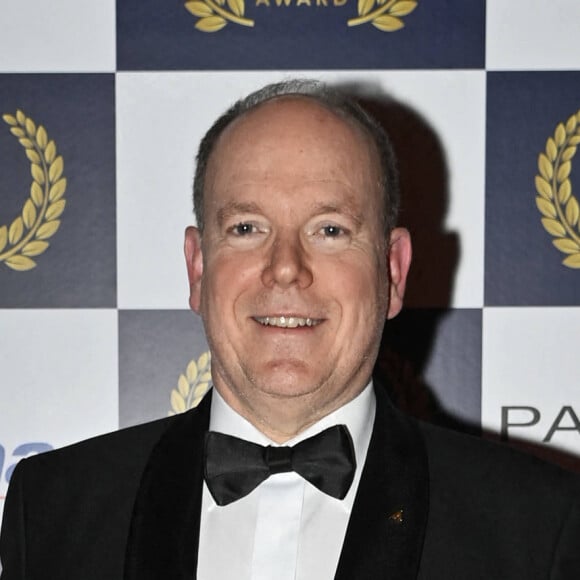 Remise du "Prix du Monde Parfait" au prince Albert II de Monaco à Göteborg. Le 5 mai 2022 