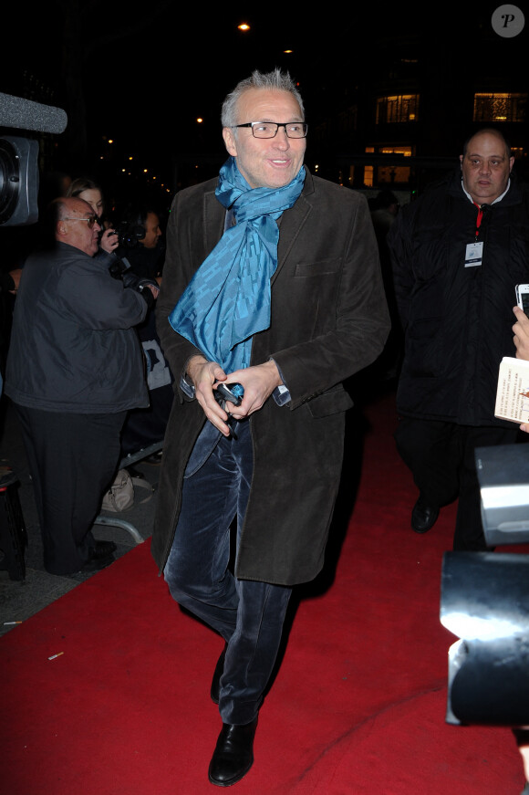 Laurent Ruquier - Arrivees - 8eme ceremonie des Globes de Cristal au Lido a Paris le 4 Fevrier 2013.