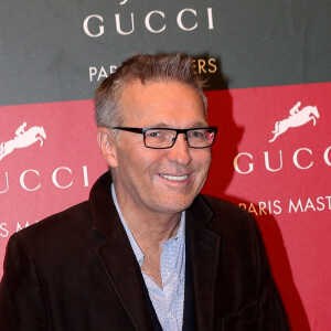 Laurent Ruquier - Remise des prix du Gucci Paris Masters 2012 remporte par Marc Houtzager devant Denis Lynch et Alvaro de Miranda a Villepinte le 2 Decembre 2012. 