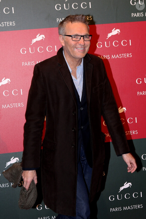 Laurent Ruquier - Remise des prix du Gucci Paris Masters 2012 remporte par Marc Houtzager devant Denis Lynch et Alvaro de Miranda a Villepinte le 2 Decembre 2012. 