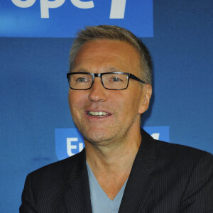 Laurent Ruquier à la conférence de presse d'Europe 1 à Paris le 3 septembre 2012