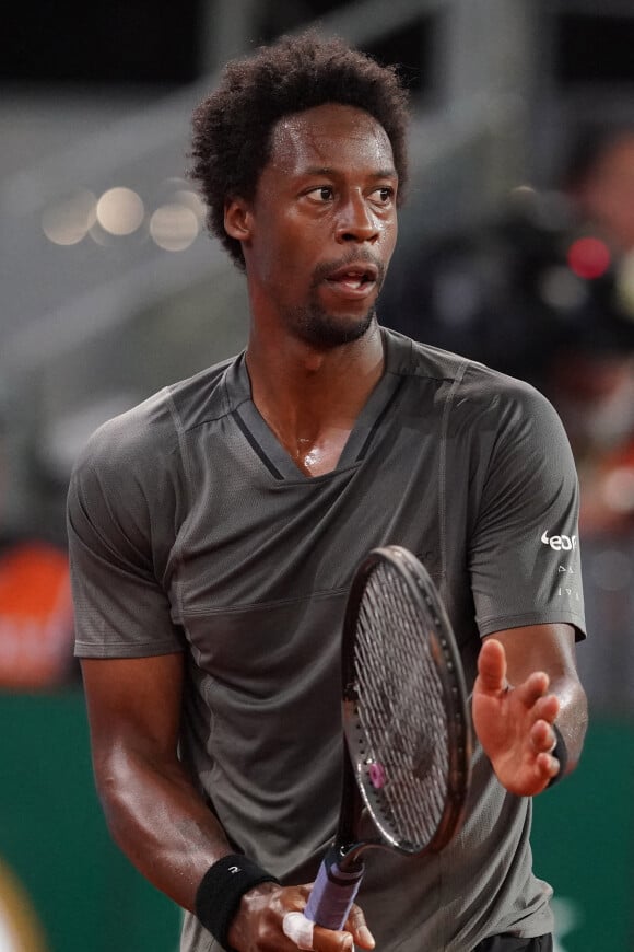 Gaël Monfils lors de l'Open de Tennis de Madrid. Le 3 mai 2022 © Alterphotos / Panoramic / Bestimage 