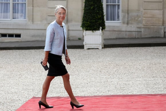 Elisabeth Borne au palais présidentiel de l'Élysée, à Paris, pour assister à la cérémonie d'investiture d'Emmanuel Macron comme président français