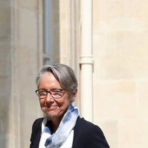 Elisabeth Borne, ministre des Transports - Le président de la République française réunit des acteurs de la politique de la Ville au Palais de l'Elysée à Paris, France, le 22 mai 2018.