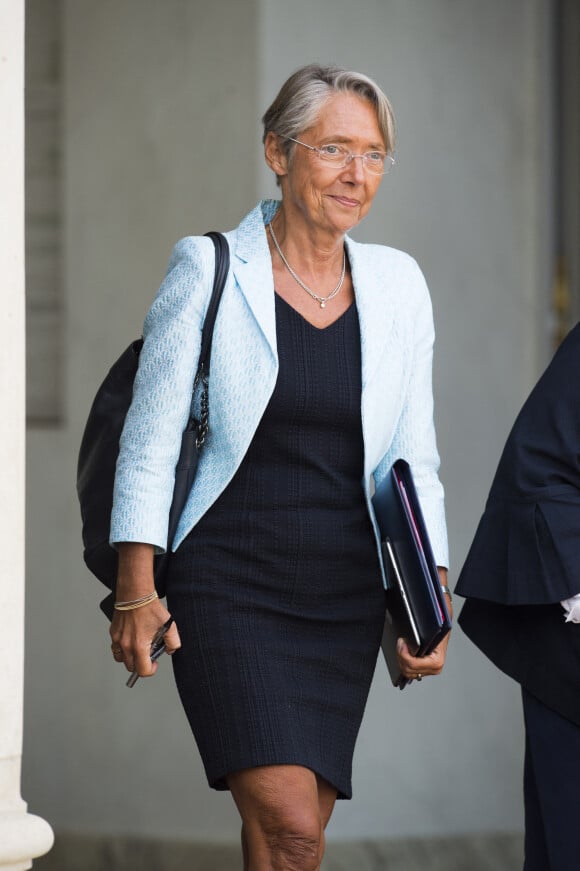 Elisabeth Borne - ministre de la Transition écologique et solidaire - Sortie du conseil des ministres du 21 août 2019 au palais de l'Elysée à Paris