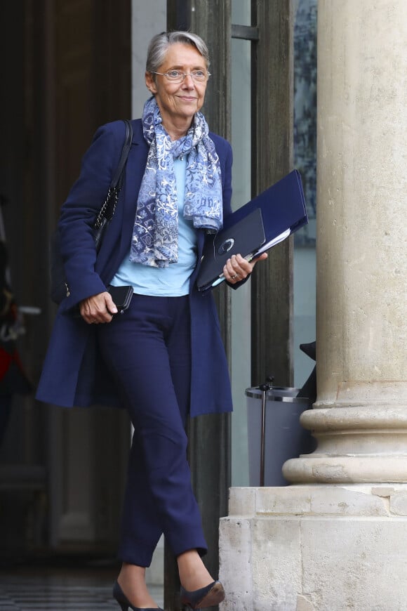 Elisabeth Borne, ministre de la Transition écologique et solidaire - Sortie du conseil des ministres du 9 octobre 2019 au palais de l'Elysée à Paris