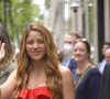 Shakira quitte la soirée "NBC Universal Upfronts" à New York le 16 mai 2022. 