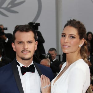 Laury Thilleman et son compagnon Juan Arbelaez à la montée des marches de la soirée du 70ème Anniversaire du Festival International du Film de Cannes, le 23 mai 2017. © Denis Guignebourg/Bestimage 