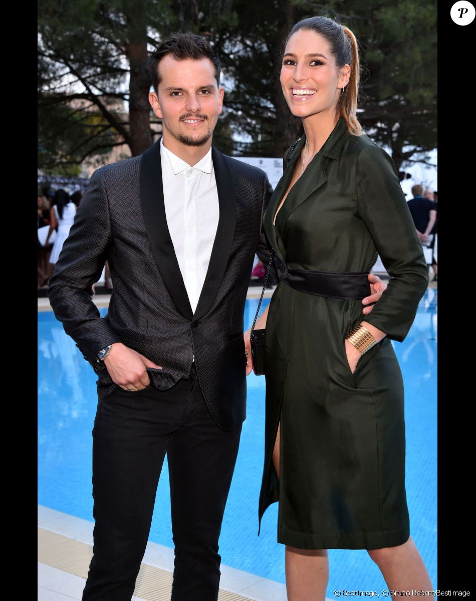 Laury Thilleman (Miss France 2011) et son compagnon Juan Arbelaez durant la soirée "Amber Lounge Monaco 2017" au Méridien Beach Plaza, dans le cadre du Grand Prix de Monaco. Cette année, les profits de la vente aux enchères seront reversés à la fondation de Sir Jackie Stewart, "Race Against Dementia". Monaco, le 26 mai 2017. © Bruno Bebert/Bestimage