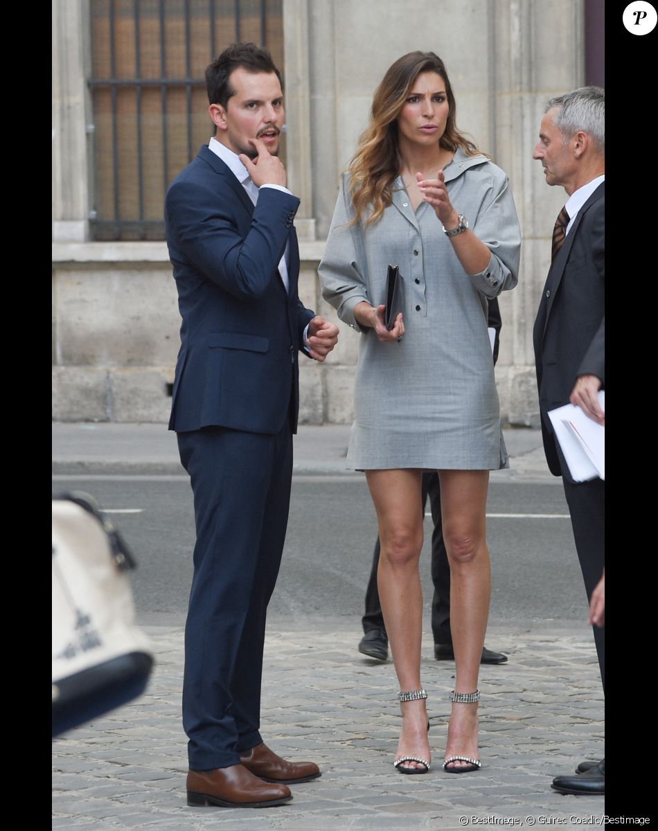 Juan Arbelaez et sa compagne Laury Thilleman (Miss France 2011) - Longines a organisé un Gala de charité en l'honneur de Steffi (Stefanie) Graf et de André Agassi avec les associations caritatives "Children for Tomorrow" et "The André Agassi Foundation for Education" au Musée Rodin à Paris avec qui la marque célèbre ses 10 ans de partenariat. Longines donnera le coup d'envoi d'une vente aux enchères de montres exclusives en faveur des associations de Steffi Graf et de André Agassi. Paris le 2 juin 2018 © Guirec Coadic/Bestimage