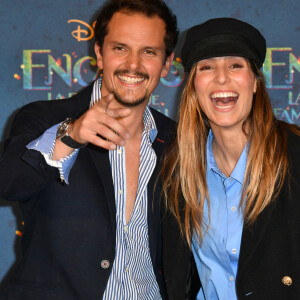 Juan Arbelaez et sa femme Laury Thilleman (Miss France 2011) - Avant-première du film "Encanto" de Disney au Grand Rex à Paris le 19 novembre 2021. © Veeren/Bestimage