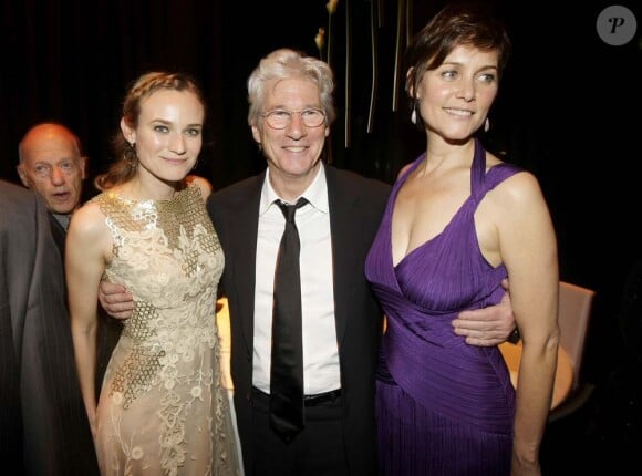 Diane Kruger, Richard Gere et son épouse, le samedi 30 janvier à Berlin, pour les Goldene Kamera Awards 2010.
