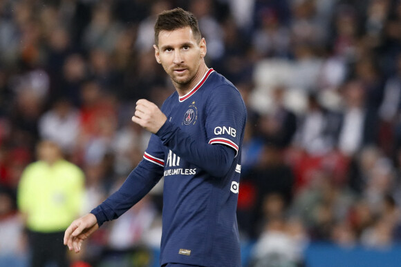 Lionel Messi (PSG) - Match de football de ligue 1 Uber Eats entre le Paris St Germain et Troyes (2-2) à Parisle 8 mai 2022.