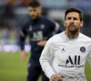 Lionel Messi - Match de Ligue 1 Uber Eats "Strasbourg - PSG (3-3)" au stade de la Meinau, le 29 avril 2022.