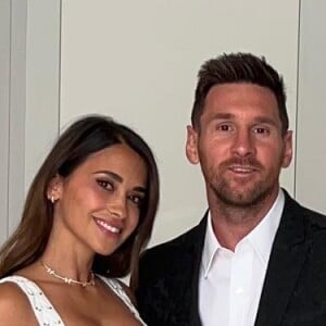 Lionel Messi et sa femme Antonela Roccuzzo.