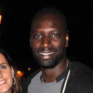 Omar Sy et sa femme Helene - Soiree pour la sortie du jeu "Fifa 14" a la Gaite Lyrique a Paris. Le 23 septembre 2013