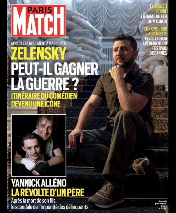 Couverture du magazine "Paris Match", numéro du 19 mai 2022.