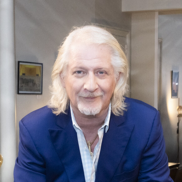 Patrick Sebastien lors de l'enregistrement de l'émission "Olympiascope" à Paris, diffusée le 19 mai sur Olympia TV, une chaîne du groupe Canal+ et en replay sur myCANAL. Le 6 avril 2022 © Jack Tribeca / Bestimage 