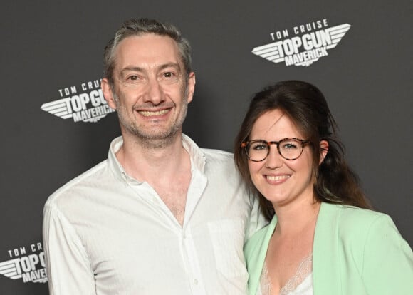 Vincent Desagnat et Mathilde Vernon - Avant-première du film "Top Gun Maverick" à l'UGC Normandie à Paris le 19 mai 2022. © Coadic Guirec/Bestimage