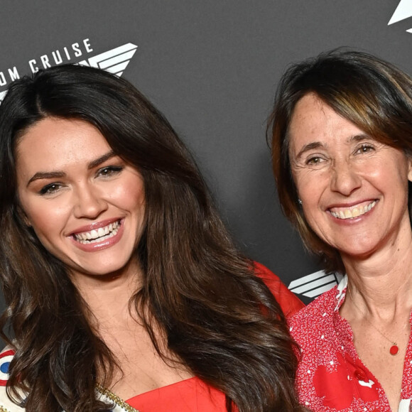 Diane Leyre (Miss France 2022) et Alexia Laroche-Joubert - Avant-première du film "Top Gun Maverick" à l'UGC Normandie à Paris le 19 mai 2022. © Coadic Guirec/Bestimage