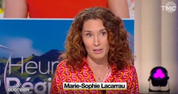 Marie-Sophie Lacarrau dans "Quotidien", le 19 mai 2022, sur TMC
