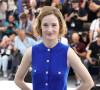 Vicky Krieps au photocall de "Corsage" lors du 75ème Festival International du Film de Cannes, le 21 mai 2022. © Dominique Jacovides/Bestimage 