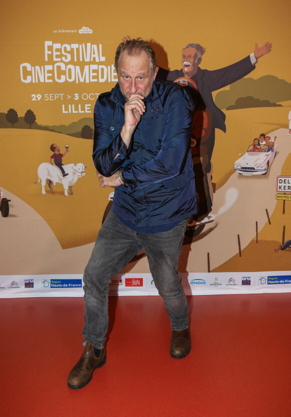 Exclusif - Benoît Poelvoorde lors du festival CineComédies à Lille, le 1er octobre 2021. © Stéphane Vansteenkiste/Bestimage 