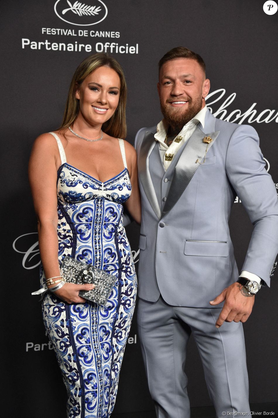 Conor McGregor Et Sa Compagne Dee Devlin - Photocall De La Soirée ...