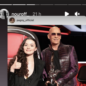 Nour est la grande gagnante de la saison 11 de "The Voice" après avoir évolué dans l'équipe de Florent Pagny - Instagram