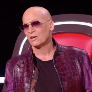 Florent Pagny dans l'émission "The Voice" le 21 mai 2022.