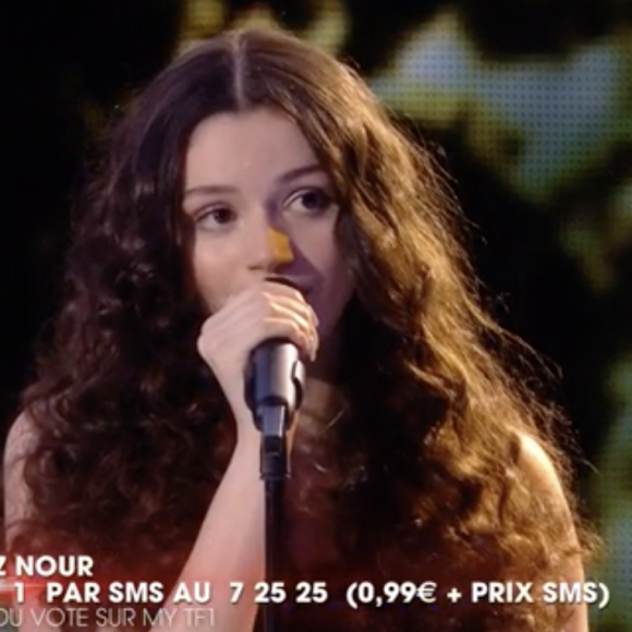 Nour (équipe de Florent Pagny) lors de la finale de "The Voice" - Émission du 21 mai 2022, TF1