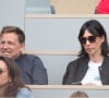 Géraldine Maillet et son compagnon Daniel Riolo - People des les tribunes des Internationaux de France de Tennis de Roland Garros 2022 - Jour 1. à Paris le 22 mai 2022.