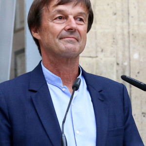 Passation de pouvoir entre le ministre de la Transition Ecologique et Solidaire, Nicolas Hulot et son successeur François de Rugy, au ministère de l'Ecologie, hôtel de Roquelaure, à Paris, le 4 septembre 2018. © Stéphane Lemouton / Bestimage