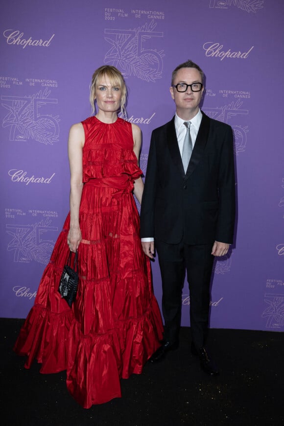 Liv Corfixen et Nicolas Winding Refn - Photocall du dîner du 75ème Festival International du Film de Cannes. Le 24 mai 2022