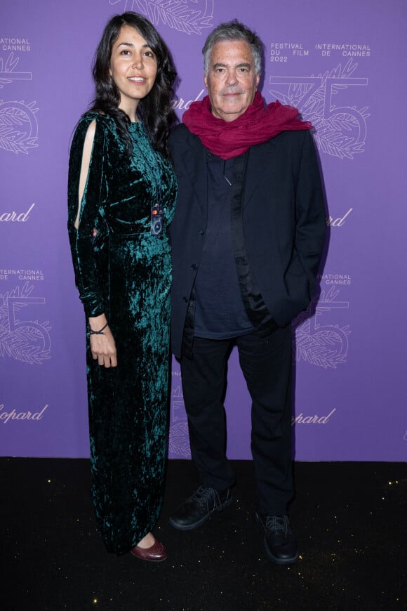 Gina Gammell et Amos Gitai - Photocall du dîner du 75ème Festival International du Film de Cannes. Le 24 mai 2022