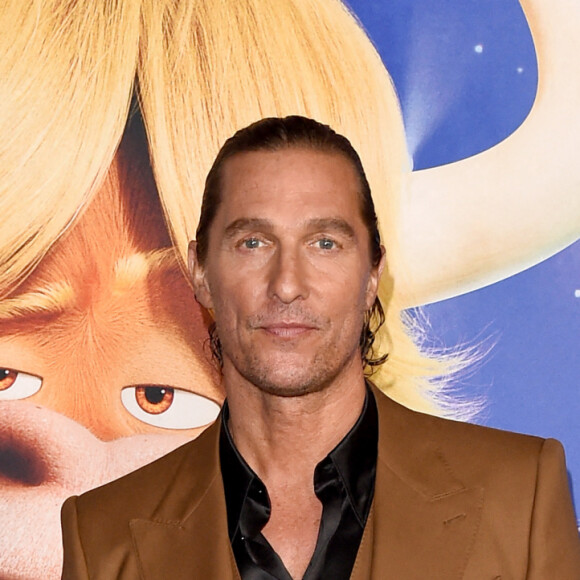 Matthew McConaughey à la première du film "Tous en scène 2" à Los Angeles, le 12 décembre 2021.