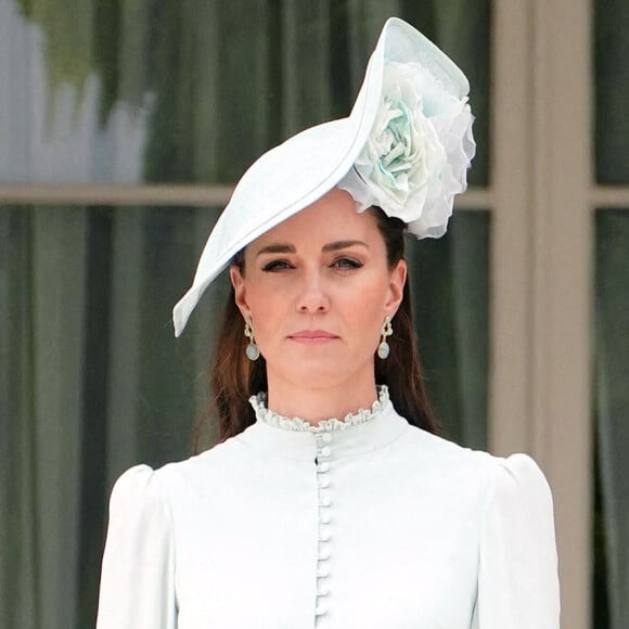 Catherine (Kate) Middleton, duchesse de Cambridge, lors d'une Royal Garden Party au Buckingham Palace à Londres, Royaume Uni, le 25 mai 2022. 